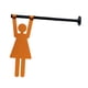 thumbnail image 1 of Letrero De Ba?o Con Símbolos Gráficos Decorativos, Decoración De Pared Para Cafeterías, Negocios, Puertas, Mujeres, 1 of 5