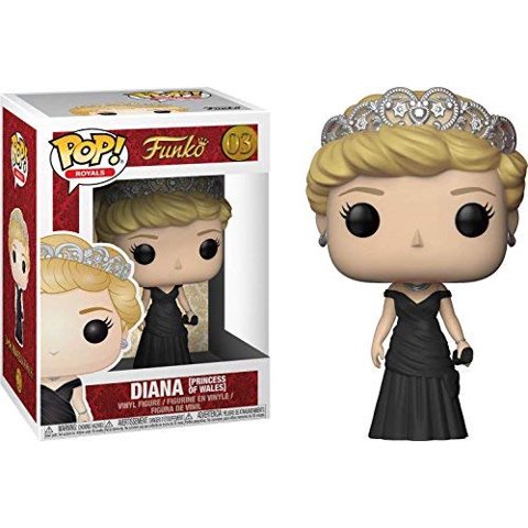¡Funko Pop! Royals: La Familia Real - Figura De Vinil Diana Princesa De Gales (Liado Con E Funko Pop