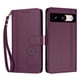 thumbnail image 3 of Funda Cartera Trébol para Google Pixel 8 con Ranuras Tarjetas y Carga Inalámbrica Violeta, 3 of 6