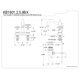 thumbnail image 4 of Grifo para lavabo Kingston Brass Heritage de 4 pulgadas con instalación central, 4 of 4