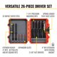 thumbnail image 3 of Juego de brocas Impact Driver Klein Tools 32799, 26 piezas, 3 of 9