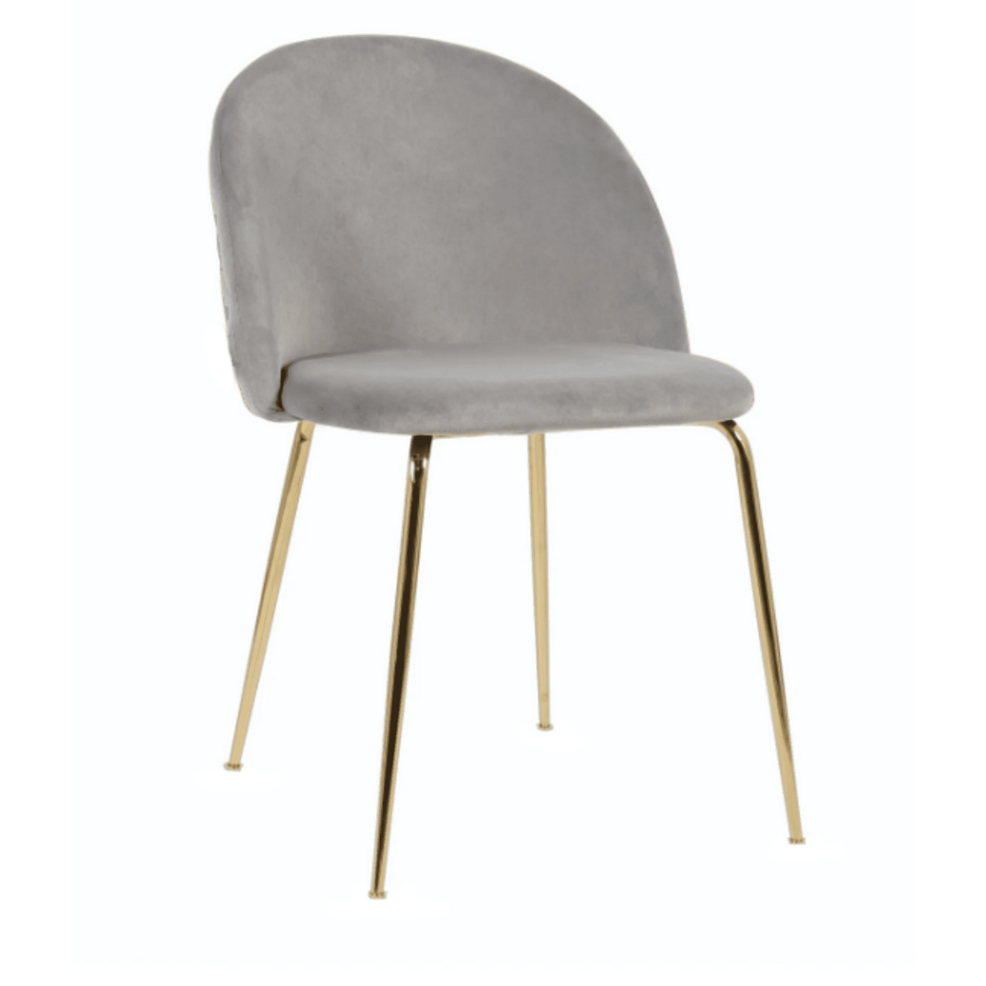Habita2 Chile - Silla Nordic Felpa Gold - Gris