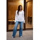 thumbnail image 2 of sweater polerón blanco con estrellas doradas - MM SHOP, 2 of 3