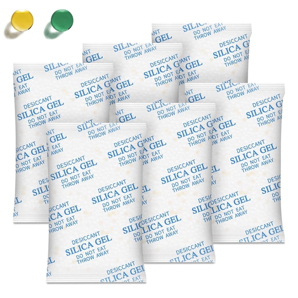 Absorbentes de humedad, 2 paquetes de gel de sílice, 50 g