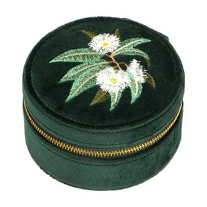 Ioensy - Caja De Pulsera Portátil, Contenedor De Joyería Bordado Para Pulseras, Aniversario