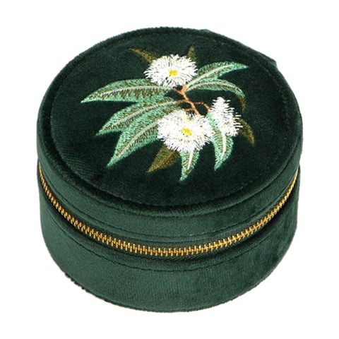 Ioensy - Caja De Pulsera Portátil, Contenedor De Joyería Bordado Para Pulseras, Aniversario