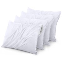 Protectores De Almohada Utopia Bedding, Impermeables, Tamaño Queen, Paquete De 4