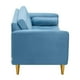 thumbnail image 5 of Sofa Retro 2c Felpa 01 Azul Petroleo, 5 of 6
