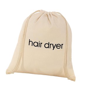 Bothyi - Bolsa De Almacenamiento Para Secador De Pelo, Con Cordón, Resistente Al Polvo, Para Gimnasio, Viajes De Negocios, Color Beige