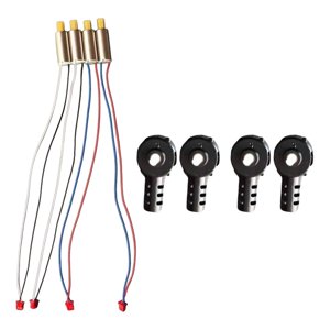 Magideal - 4 Piezas Rc Rc Motores De Drones Reemplazos Profesionales Accesorios De Bricolaje De Bricolaje Partes De Reparación Motores De Quadcopter Para E88Pro