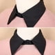 thumbnail image 3 of Blusa con cuello falso desmontable para mujer (blanco y negro), 3 of 8