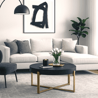 Muebles Santa Ana - Mesa De Centro Black Circle