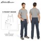 thumbnail image 2 of PANTALONES Eddie Bauer 34W x 32L Storm Corte Atlético, 2 of 6