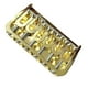 thumbnail image 3 of Reemplazo De Pieza Trasera De Guitarra De Puente Fijo Para Accesorios De Guitarra De 6 Cuerdas Dorado, 3 of 5