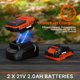 thumbnail image 3 of Soplador de hojas LEAPUL eléctrico inalámbrico de 21 V con 2 baterías, 3 of 6