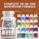thumbnail image 2 of Suplemento De Lions Mane 3000 Mg Con Cola De Pavo 2000 Mg De Reishi 1000 Mg De Cordyceps Chaga 1000 Mg, 2 of 2