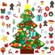 thumbnail image 1 of Set de Árbol de Navidad de Fieltro Garma DIY con 41 Adornos para Niños, 1 of 7