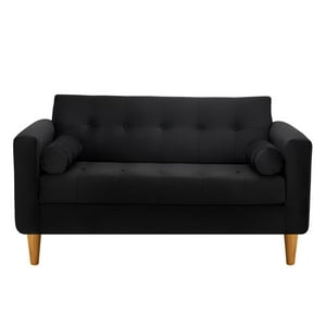 Bodevir - Sofa Retro 2C Felpa 04 Negro
