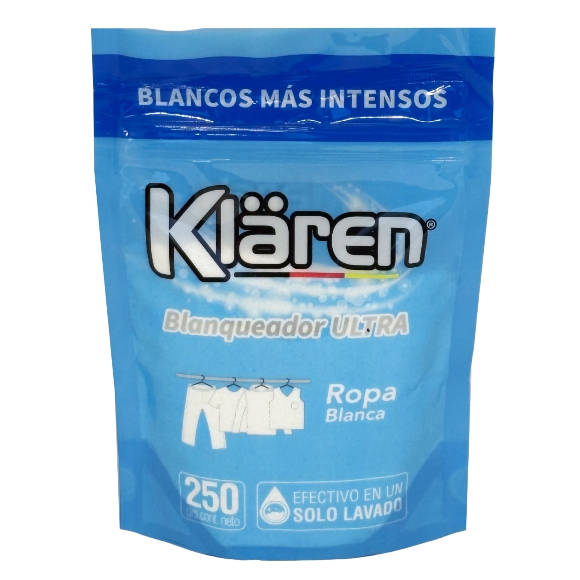 Blanqueador Polvo Ultra Blanco Caja 250 g Klaren