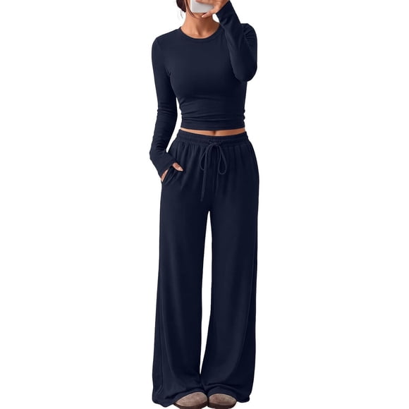 Trendy Queen Conjunto de descanso de 2 piezas para mujer, moda otoño 2026