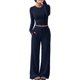 thumbnail image 1 of Trendy Queen Conjunto de descanso de 2 piezas para mujer, moda otoño 2026, 1 of 3