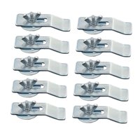 Bothyi - 10 Clips Para Fregadero Bajo Encimera De Cerámica Estable Para Encimera De Baño