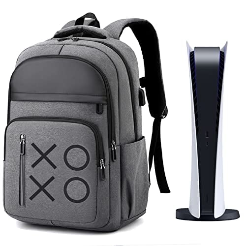 Bolsa de juego YB-OSANA para PS5, con USB (Gris)