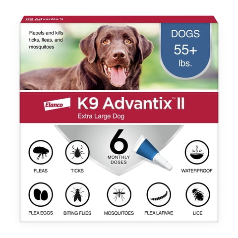 Tratamiento Antipulgas, Garrapatas Y Mosquitos K9 Advantix Ii Xl Para Perros, 25 Kg