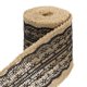 thumbnail image 1 of Uxcell Cinta de Encaje de Yute, Cinta de Arpillera de 2.18 Yardas para Decoración de Fiestas de Boda, Negro, 1 of 6