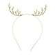 thumbnail image 1 of Diademas Navide?as Con Diamantes De Imitación, Aro Para El Pelo Para Ni?as Y Mujeres, Decoración Navide?a Dorada, 1 of 5
