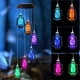 thumbnail image 3 of Luces decorativas solares, campanas de viento solares con 6 luces LED, son adecuadas para todos los festivales, luces navideñas, decoración interior o exterior $ Lámpara solar, linterna de tarro de c, 3 of 8