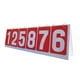 thumbnail image 4 of Marcador De Mesa Marcador Estable Para Baloncesto Tenis Deportes De Interior Rojo, 4 of 5