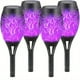thumbnail image 1 of 2pcs/4pcs/6pcs/8pcs/12pcs Solar Torch Light With Flickering Flame, Solar Flame Torch For Garden Decorations, Waterproof Solar Outdoor Lights For Landscape Party Decoration - Auto On/Off, 1 of 3