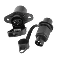 Magideal - Adaptador De Conector De Remolque, Piezas De Repuesto Para Rv, Enchufe De Tractor, Remolque Para Barco, Coche, Eléctrica, Camión Y Furgoneta , Enchufe Y Toma