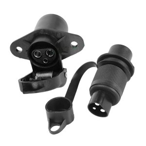 Magideal - Adaptador De Conector De Remolque, Piezas De Repuesto Para Rv, Enchufe De Tractor, Remolque Para Barco, Coche, Eléctrica, Camión Y Furgoneta , Enchufe Y Toma
