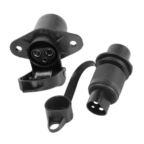 Magideal - Adaptador De Conector De Remolque, Piezas De Repuesto Para Rv, Enchufe De Tractor, Remolque Para Barco, Coche, Eléctrica, Camión Y Furgoneta , Enchufe Y Toma