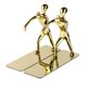 thumbnail image 4 of Par Kungfu Man Book End Holder Soporte De Libro De Escritorio Para Decoración Del Hogar Oro, 4 of 5