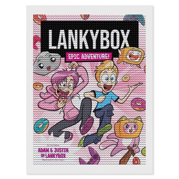 Lankybox Kits de Pintura de Diamantes para Adultos 5D DIY Diamond Art Kits Full Drill Diamond Dots para Regalo Decoración de Pared y Relajación Artes de Gemas 30*40cm