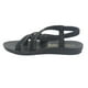 thumbnail image 2 of Sandalia Chalada Mujer Quanta-15 Negro Plano, 2 of 6