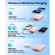 thumbnail image 3 of Power Bank Chowchamps 10000 mAh Magnético 22,5 W Rosa, 3 of 7