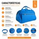 thumbnail image 3 of Bolso De Viaje 70l Reforzado Colores, 3 of 3