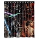 thumbnail image 1 of Cortina de ducha de Star Wars, juego de cortina de baño con ganchos, tamaño 60 x 72 pulgadas, 1 of 3