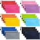thumbnail image 1 of 24 estuches para lápices a granel, tamaño A6, con cremallera, impermeables, para oficina, niños, accesorios de viaje, papelería, 12 colores., 1 of 7