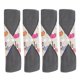 thumbnail image 1 of Almohadillas Sanitarias Menstruales De Tela De Bambú Lavables De 11,8" Gris Carbón De Bambú X4, 1 of 4