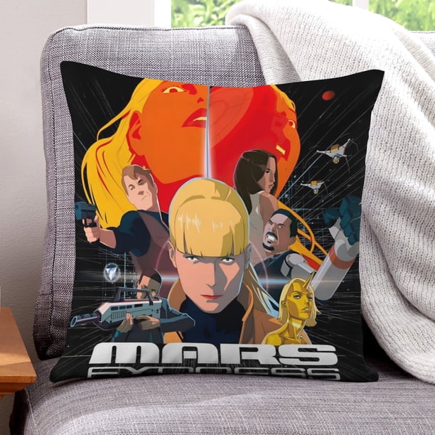 Mars Express Fundas de almohada de terciopelo con tema, regalos de funda de almohada, decoración para el hogar, cojín de lanzar, regalo de cumpleaños para fans y parejas.61*61cm.