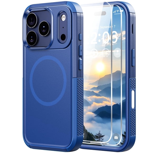 Diverbox Funda para iPhone 17 Pro Max 6.9" MagSafe Azul
