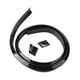 thumbnail image 3 of Kit de alerón para maletero de coche, alerón de techo, decoración exterior del vehículo, fácil instalación, accesorios para automóviles, alerón traser 45 cm de brillo negro, 3 of 5