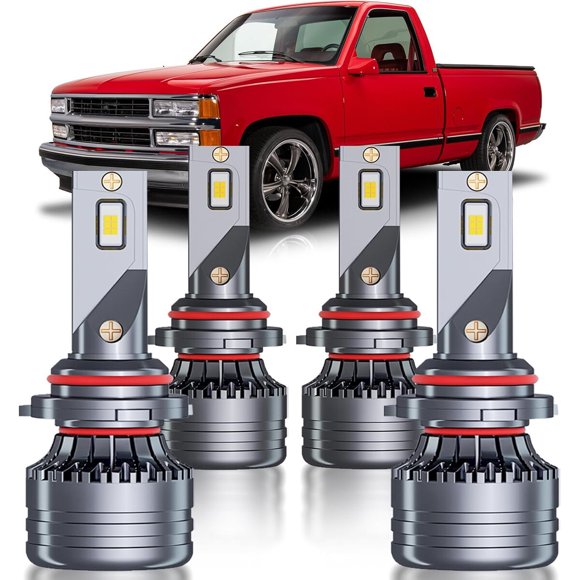 Kit de focos HUOKEDS Multi Beam, 4 piezas, Silverado 1988-1998