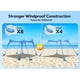 thumbnail image 3 of Carpa de playa Osoeri con protección solar UPF 50+, 3 x 3 m, grande, 3 of 7