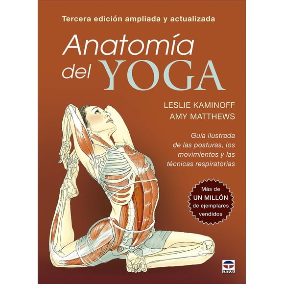 Libro Anatomía del Yoga Top Novel 3.ª edición ilustrada